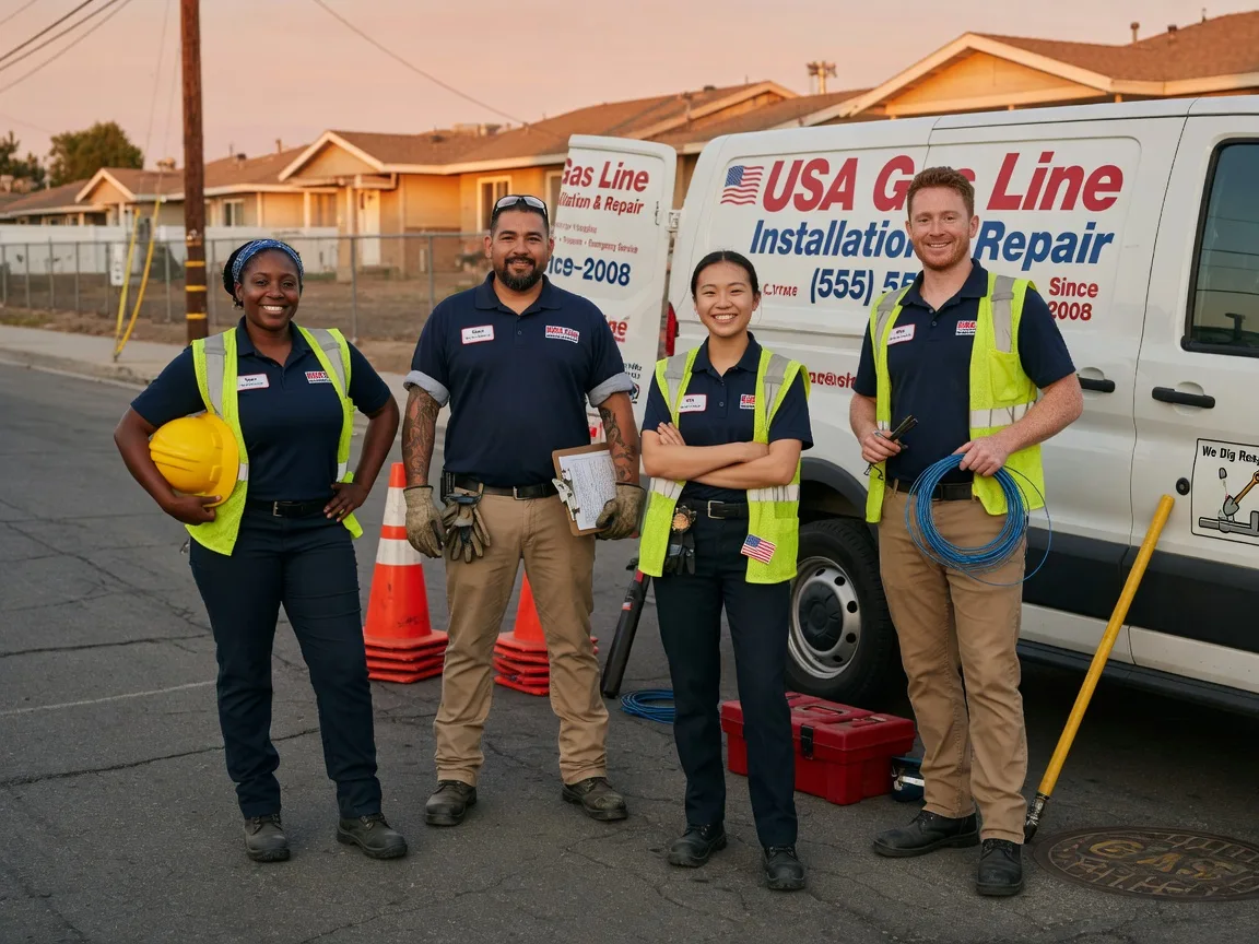 Gas Line Installation company in Bingham, IL